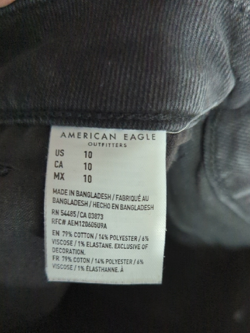 American Eagle Outfitters Black Distressed Jean Shorts - Picture 11 of 11